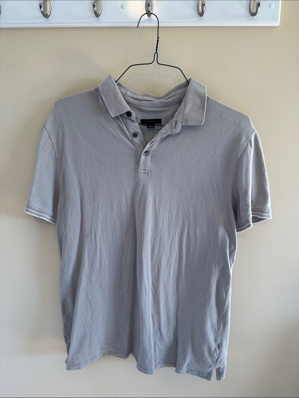 RW&CO. Light Grey Men's Polo Shirt